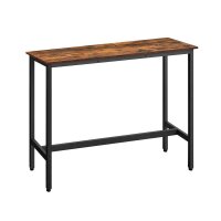 VASAGLE Bistrotisch rechteckig Spanplatte braun 100,0 x...