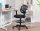 SONGMICS Arbeitsdrehstuhl schwarz