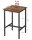 VASAGLE Stehtisch quadratisch Spanplatte braun 60,0 x 60,0 x 92,0 cm, 1 St.
