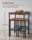 VASAGLE Stehtisch quadratisch Spanplatte braun 60,0 x 60,0 x 92,0 cm, 1 St.