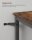 VASAGLE Stehtisch quadratisch Spanplatte braun 60,0 x 60,0 x 92,0 cm, 1 St.