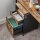VASAGLE Rollcontainer braun, schwarz 2 Auszüge 42,0 x 44,0 x 69,0 cm