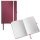 LEITZ Notizbuch Style DIN A5 kariert, granat rot Hardcover 160 Seiten