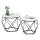 VASAGLE Couchtische-Set rund Spanplatte weiß, 2 Set