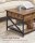 VASAGLE Couchtisch rechteckig Spanplatte braun 95,0 x 60,0 x 48,0 / 62,0 cm, 1 St.