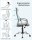 SONGMICS Bürostuhl, OBN034G01 Stoff grau, Gestell silber