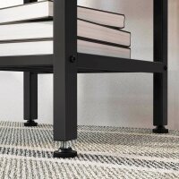 VASAGLE Bistrotisch rechteckig Spanplatte braun 110,0 x 40,0 x 90,0 cm, 1 St.