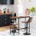 VASAGLE Bistrotisch rechteckig Spanplatte braun 110,0 x 40,0 x 90,0 cm, 1 St.