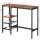 VASAGLE Bistrotisch rechteckig Spanplatte braun 110,0 x 40,0 x 90,0 cm, 1 St.