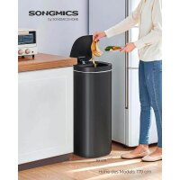 SONGMICS Mülleimer 50,0 l schwarz