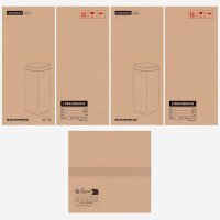 SONGMICS Mülleimer 50,0 l schwarz