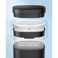 SONGMICS Mülleimer 50,0 l schwarz
