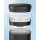 SONGMICS Mülleimer 50,0 l schwarz