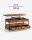 VASAGLE Couchtisch rechteckig Spanplatte braun, schwarz 100,0 x 50,0 x 48,0 - 63,0 cm, 1 St.