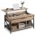 VASAGLE Couchtisch rechteckig Spanplatte hellbraun 95,0 x 60,0 x 48,0 / 62,0 cm, 1 St.
