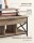 VASAGLE Couchtisch rechteckig Spanplatte hellbraun 95,0 x 60,0 x 48,0 / 62,0 cm, 1 St.