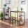 VASAGLE Bistrotisch rechteckig Spanplatte braun 109,0 x 60,0 x 100,0 cm, 1 St.