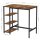 VASAGLE Bistrotisch rechteckig Spanplatte braun 109,0 x 60,0 x 100,0 cm, 1 St.