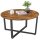 VASAGLE Couchtisch rund Spanplatte braun 88,0 x 88,0 x 47,0 cm, 1 St.