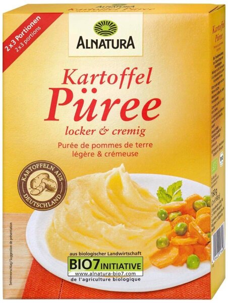 ALNATURA Bio Kartoffelpüree Fertiggericht 2x 3 Portionen, 1 St.