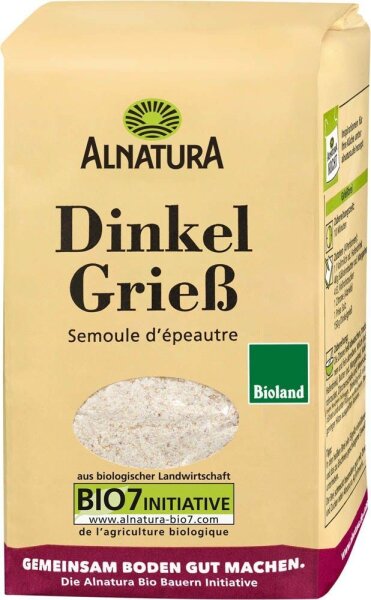 ALNATURA Bio Dinkelgrieß 500,0 g, 1 St.