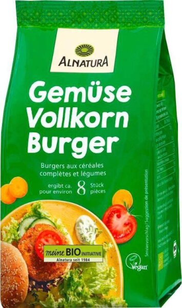 ALNATURA Bio Trockenmischung Vollkorn-Burger 210,0 g, 1 St.