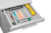 HAMMERBACHER Solid TC30 Rollcontainer lichtgrau 4 Auszüge 42,8 x 80,0 x 51,2 cm