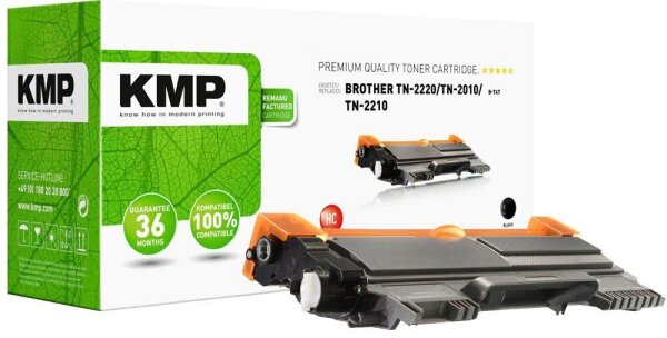 KMP B-T47  schwarz Toner kompatibel zu brother TN-2220/TN-2010/TN-2210