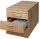 HAMMERBACHER Solid TC30 Rollcontainer nussbaum 4 Auszüge 42,8 x 80,0 x 51,2 cm