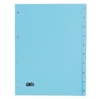dots Ordnerregister DIN A4 Vollformat 1-10 blau...