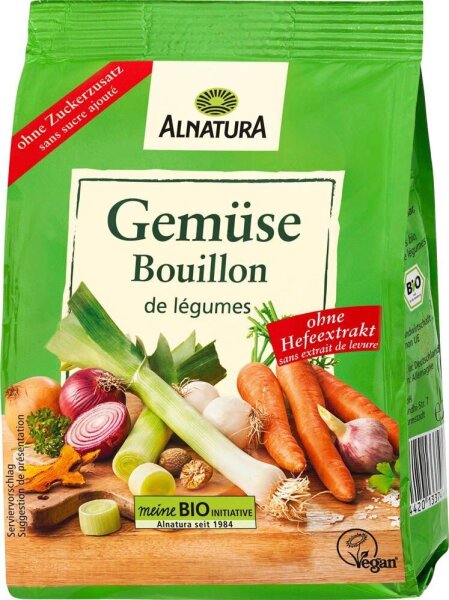 ALNATURA Bio Gemüsebouillon ohne Hefeextrakt Nachfüllpack 290,0 g