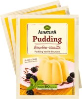 ALNATURA Bio Puddingpulver Bourbon-Vanille 3x 40,0 g