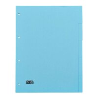 dots Ordnerregister DIN A4 Vollformat blanko blau...