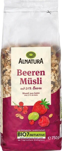 ALNATURA Bio Beeren Müsli 750,0 g, 1 St.
