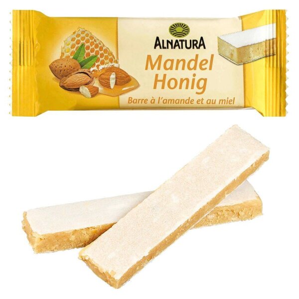 ALNATURA Bio Fruchtriegel Mandel Honig  40,0 g, 1 St.