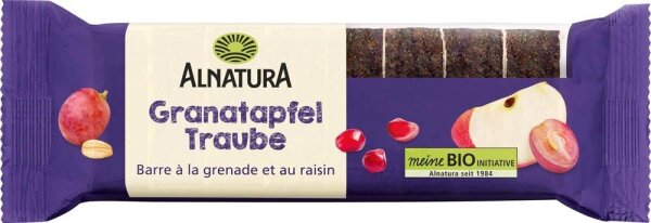 ALNATURA Bio Fruchtriegel Granatapfel Traube  75,0 g, 1 St.