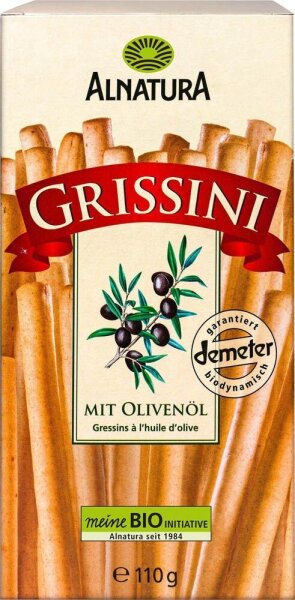 ALNATURA Bio Grissini Gebäck 110,0 g