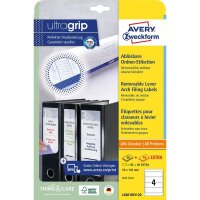 120 AVERY Zweckform Ordneretiketten L6061REV-20 weiß