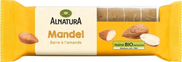 ALNATURA Bio Mandel Nussriegel 75,0 g, 1 St.