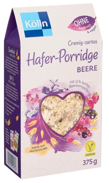 Kölln Porridge Beere 375,0 g, 1 St.