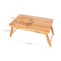 SONGMICS Laptop-Betttablett LLD004 braun