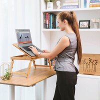 SONGMICS Laptop-Betttablett LLD004 braun
