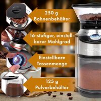 ProfiCook PC-EKM 1205 Kaffeemühle silber/schwarz 200 W