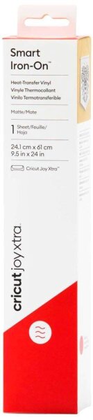 cricut™ Joy Xtra Smart Iron-On Aufbügelfolie rot 24,1 x 60,9 cm,  1 Rolle