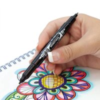 Tombow MONO twin Permanentmarker schwarz 0,4 - 0,8 mm, 1 St.