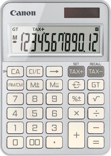 Canon KS-125KB-SL Tischrechner silber