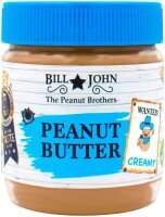 BILL & JOHN  CREAMY Erdnussbutter, 350,0 g