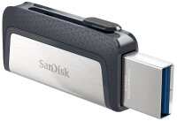 SanDisk USB-Stick Ultra Dual Drive USB Type-C silber,...