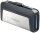 SanDisk USB-Stick Ultra Dual Drive USB Type-C silber, grau 64 GB