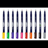 Tombow Fudenosuke Brush-Pens farbsortiert, 1 Set